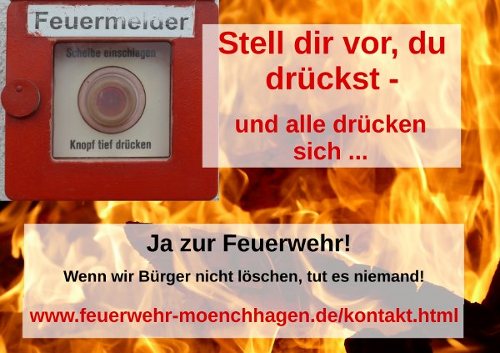 Stell dir vor, du drückst - und alle drücken sich!